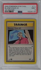 V1628: 2000: Blaine's Quiz #2: 111/132: 1ST Edition: Gym Challenge: PSA: 9: MINT: 102261118